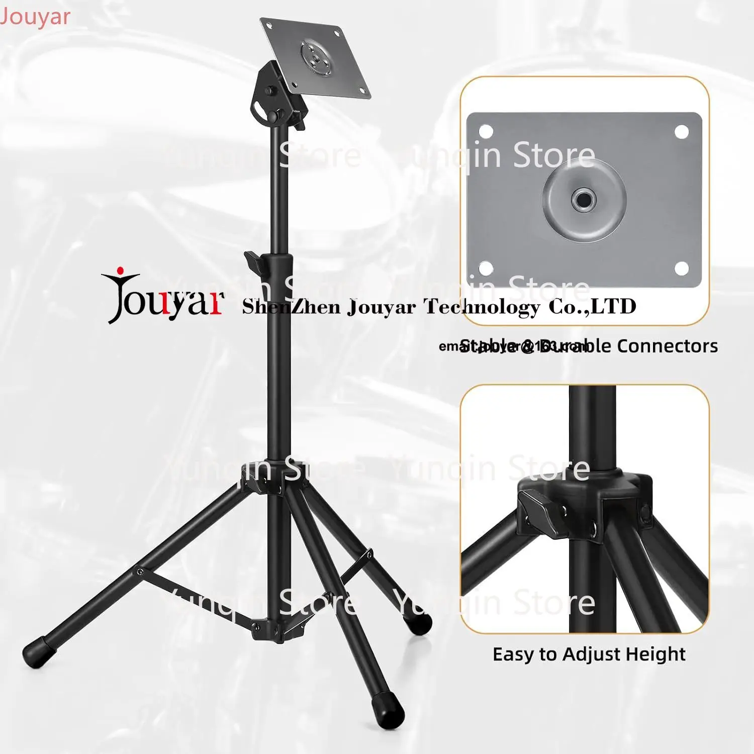 Electronic Drum Percussion Pad Mounting Stand Bracket with Plate Compatible Alesis Sample,Pro,sample 4,Multi, Strike Pad