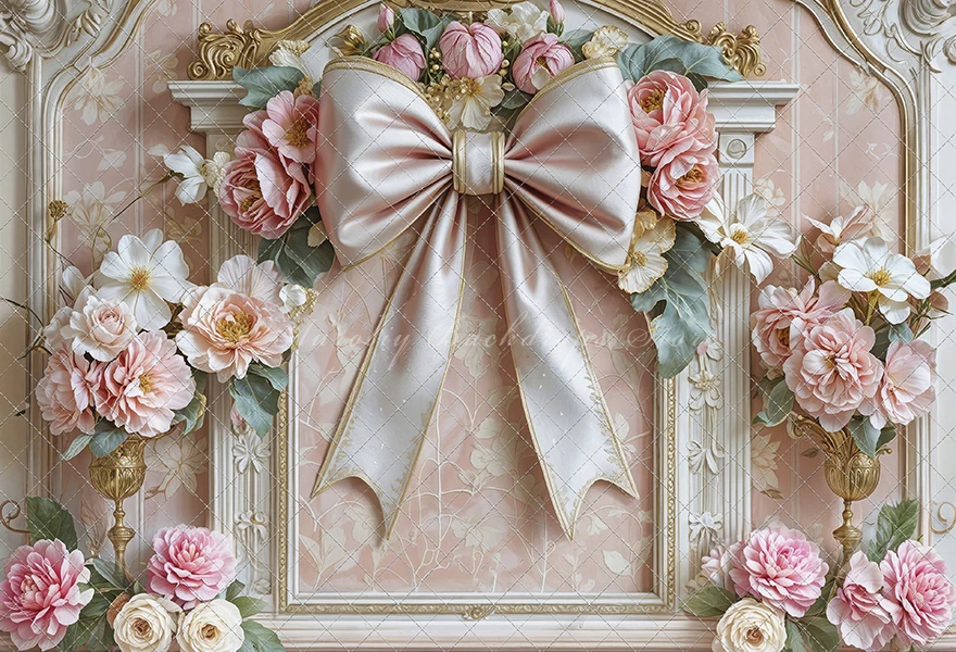 Ivory Luxe Photography Backdrop Kids Baby Cake Smash Photocall Decor Wildflower Macrame Boho Archway Studio Backgrounds
