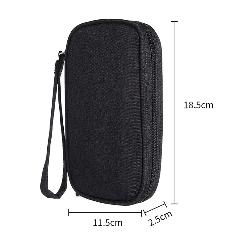 Portable Cable Digital Storage Bags Organizer USB Gadgets Wires Charger Power Battery Zipper Cosmetic Bag Case Accessories Item