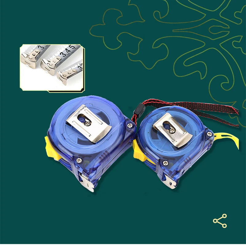 3M 5m 7.5m 10m الصلب الشريط التدابير الفولاذ المقاوم للصدأ سميكة مقاومة للصدمات صغيرة عالية الدقة تصلب الشريط التدابير