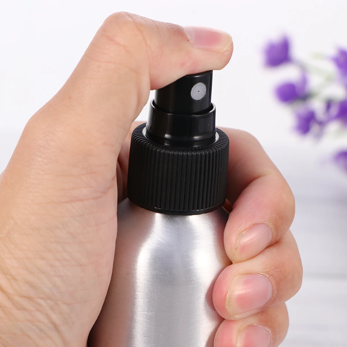 

2pcs Sunscreen Spray Set Water Dispense Bottles Plants Mist Alloy Material Detachable Easy Refill Clean Home Outdoor Baking