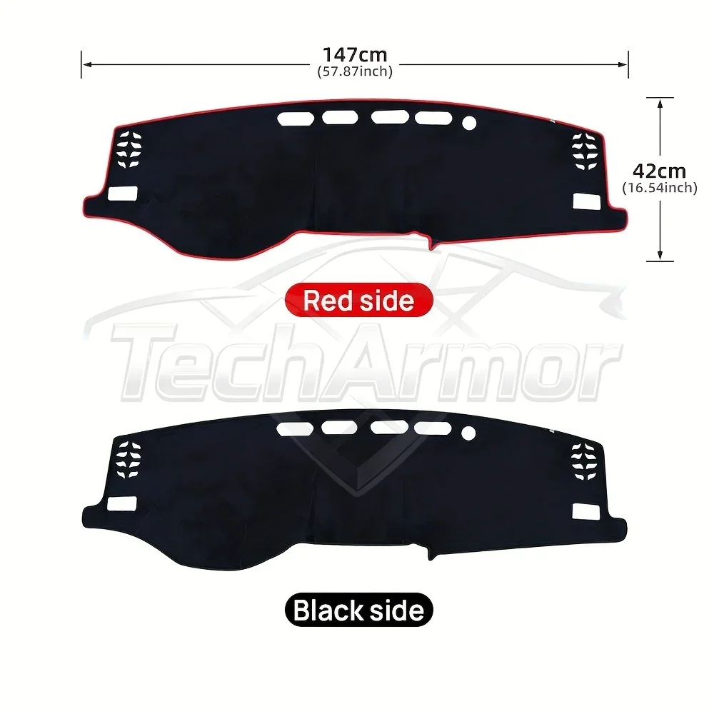 For Toyota RAV4 2019-2024 Car Dashboard Cover Pad Sunshade Protector Anti-UV Dash Mats Sun Shade Non-slip Pads Auto Accessories view 5