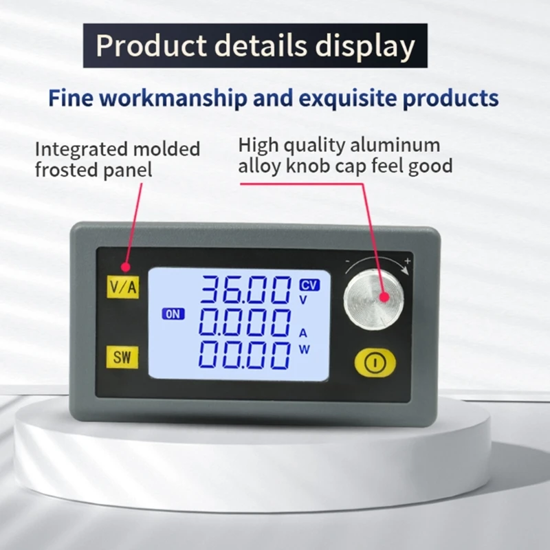 SK80H DC6~36V To DC0.6~36V CV-CC 5A 80W Voltage Current Regulator With LCD Display Laboratory Power Supply Boost Converter Drop