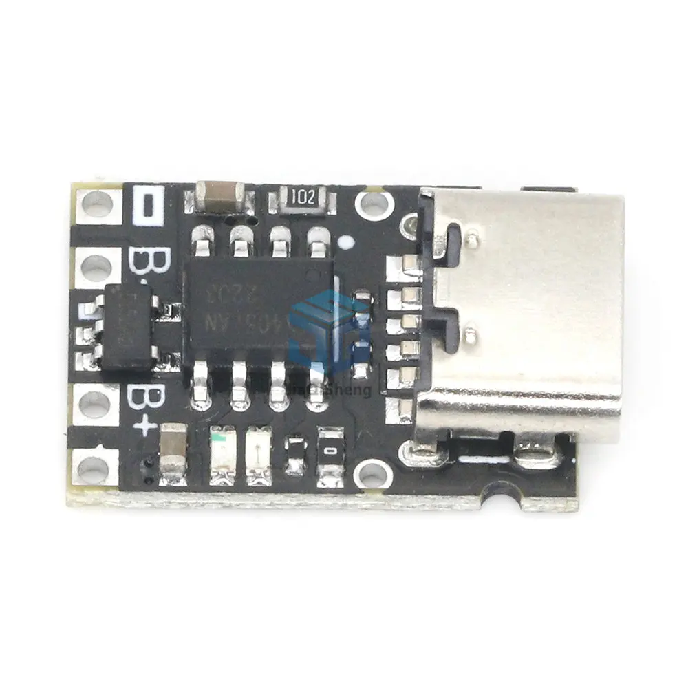 Ultra-Small Lithium Battery Charging Panel 1A Ternary Lithium Battery 3.7V4.2V Charger Module Type-C With Protection Board