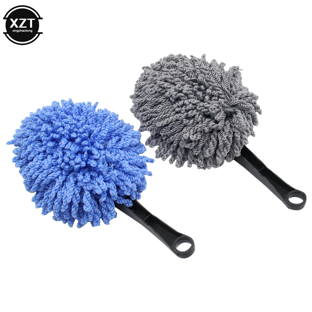 

Car Specific Wax Mop Cleaning Mop with Short Handle Soft Fur Water Dust Removal Car Washing Brush Car Washing Small Wax Mop