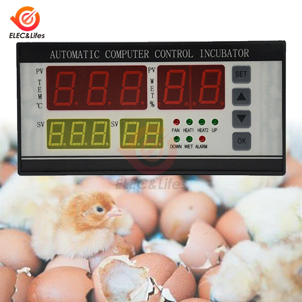 Xm-18 Egg Controller Incubator Multifunction Automatic Temperature Humidity Control AC 180V-240V 50HZ CE ISO Xm18 xm18