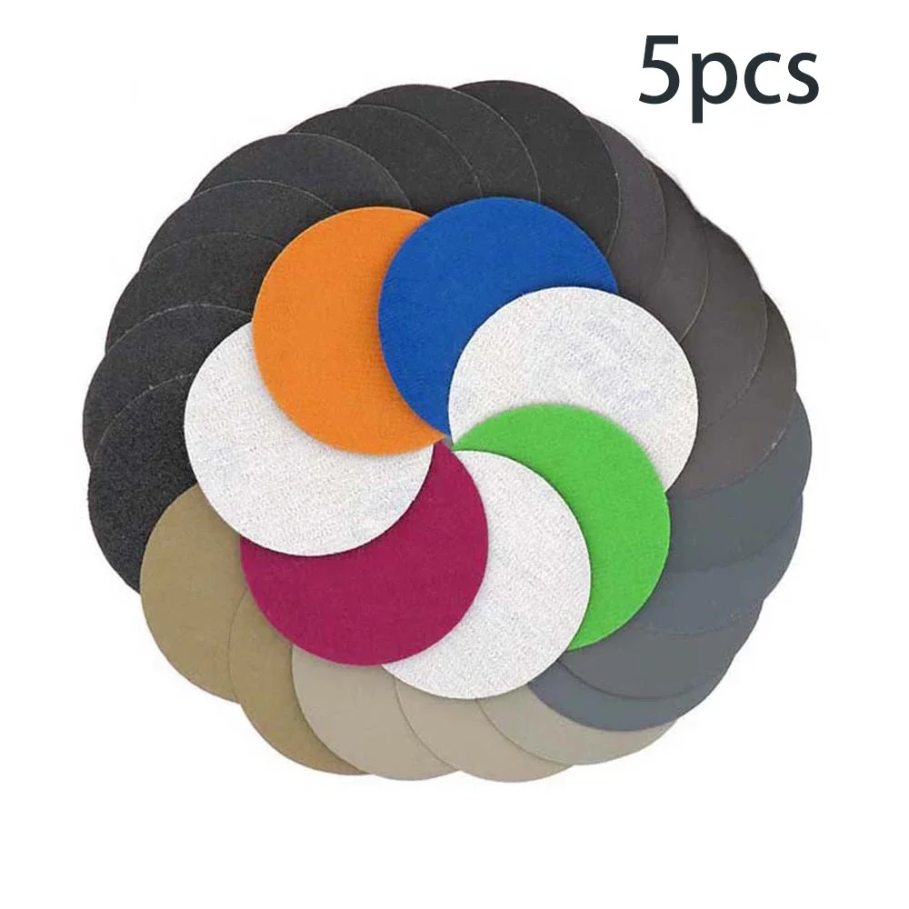 High Quality Hook and Loop Sanding Discs 5 Inch Diameter Silicon Carbide Material 20 Pack Multiple Grits Available