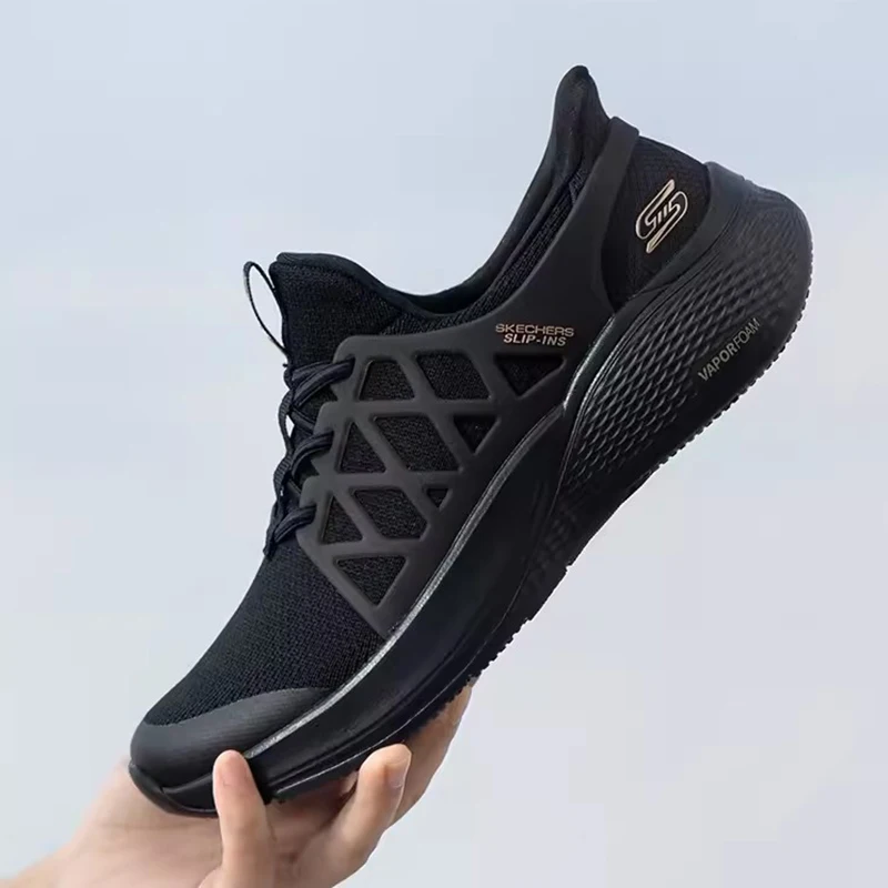 Skechers calçados esportivos femininos verão nova moda respirável sapatos casuais leves e confortáveis sapatos de caminhada