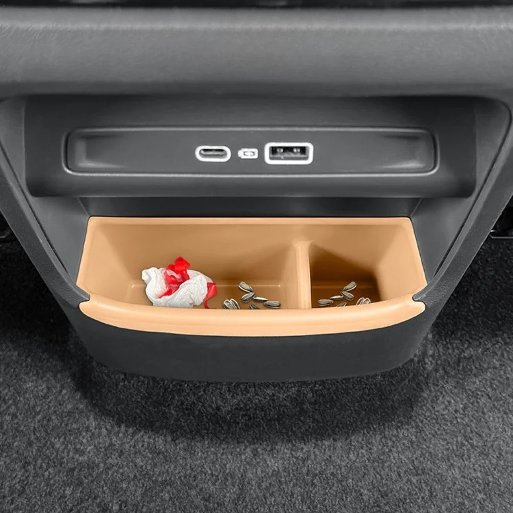 For Geely Starray EM-i Galaxy Starship 7 2025 2026 Rear Air Outlet Storage Box Pad Car Garbage Can Interior Protector Pad