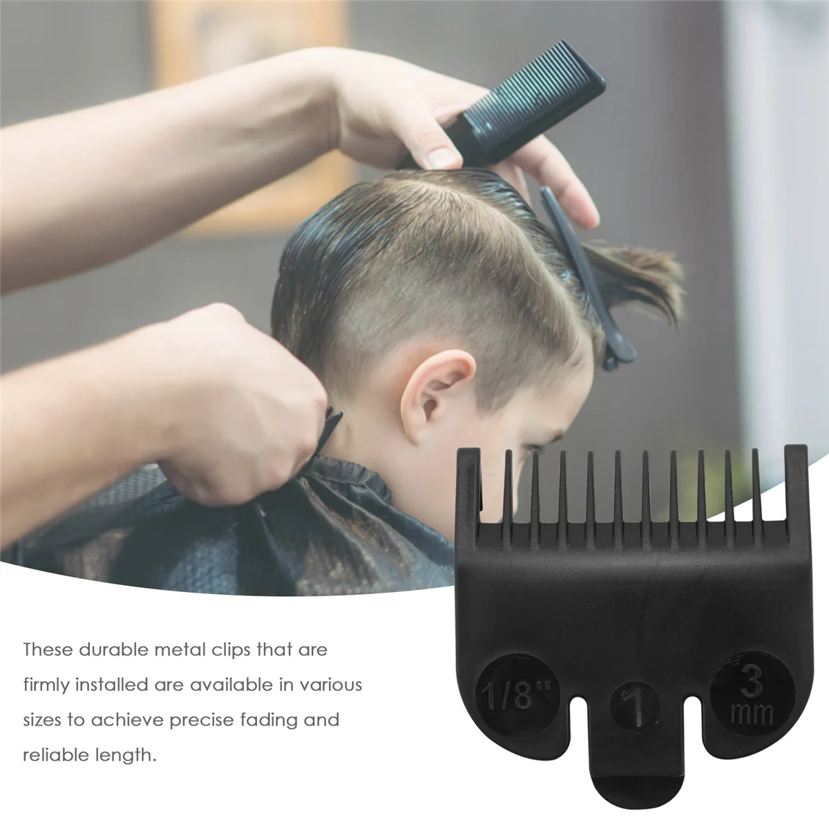 3 Pieces of Universal Hair Clipper Limit Comb Limit Comb Haircut Tools Electric Clipper Caliper 1.5mm / 3mm / 4.5mm