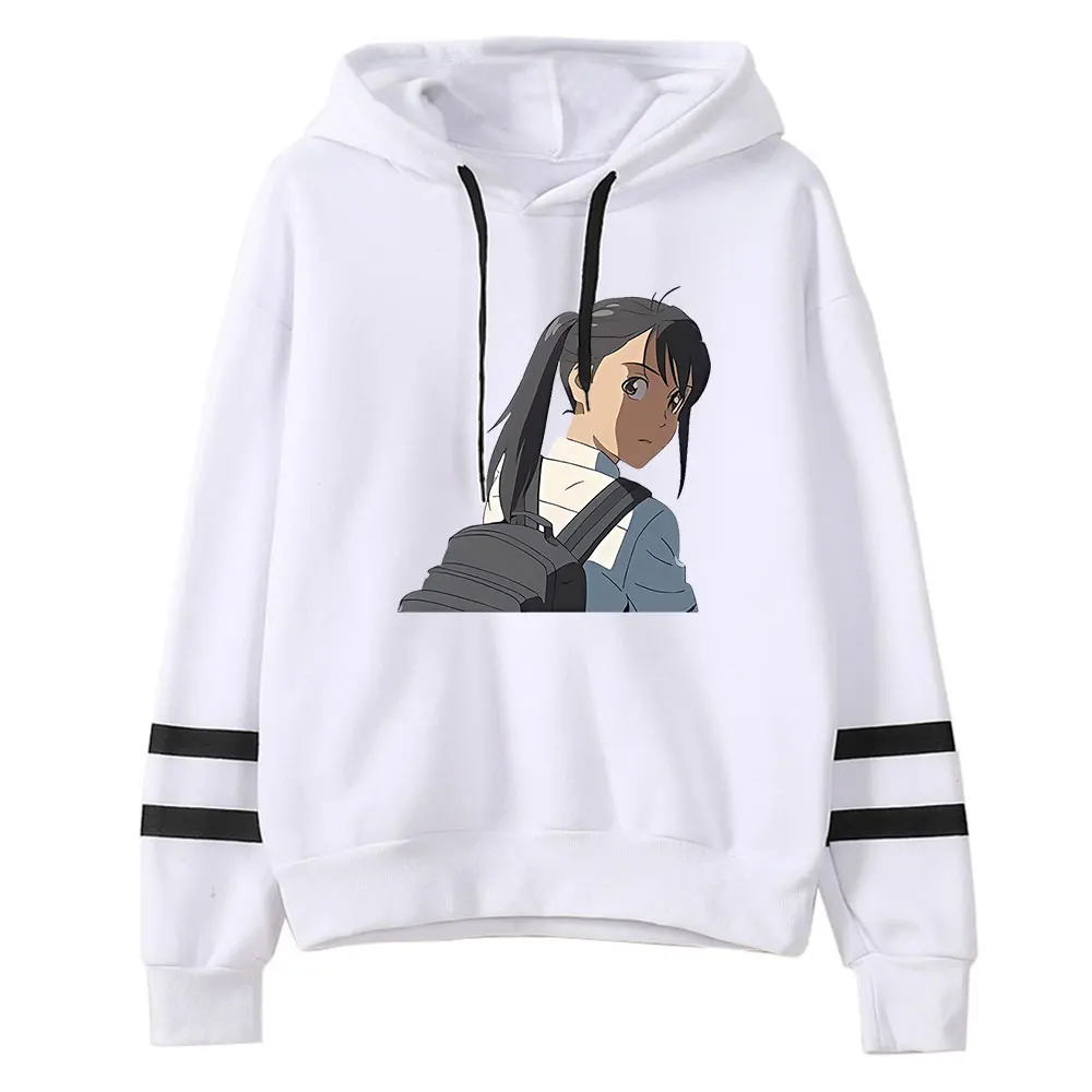 Suzume no Tojimari animal cosplay  hooded men drawstring hoodies sweatshirt unisex winter  pullover