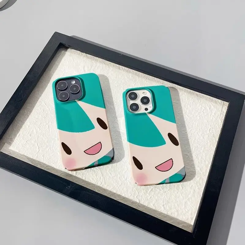 Anime H-Hatsune Mikus New Phone Case for iPhone 16 15 14 13 12 11 Pro Max XS XR XSMax 6 7 8 Plus Glossy HD Hard PC Cover