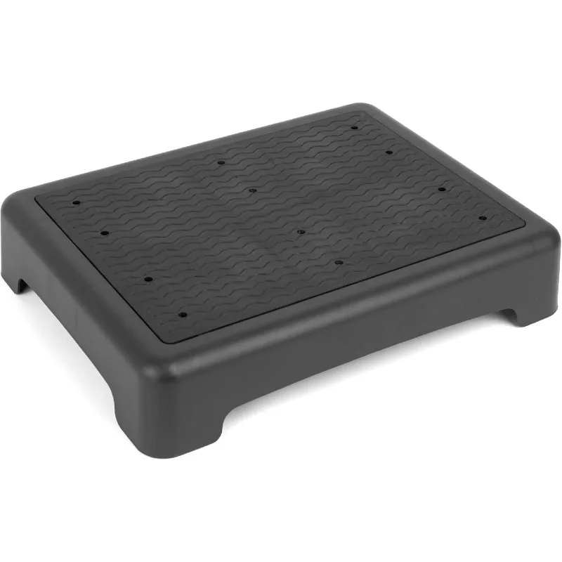

StrongTek One Step Stool, 3.4" Height Half Step with Non-Slip Surface, Wide Base, Supports 350 lbs, Mobility Step for Seniors an