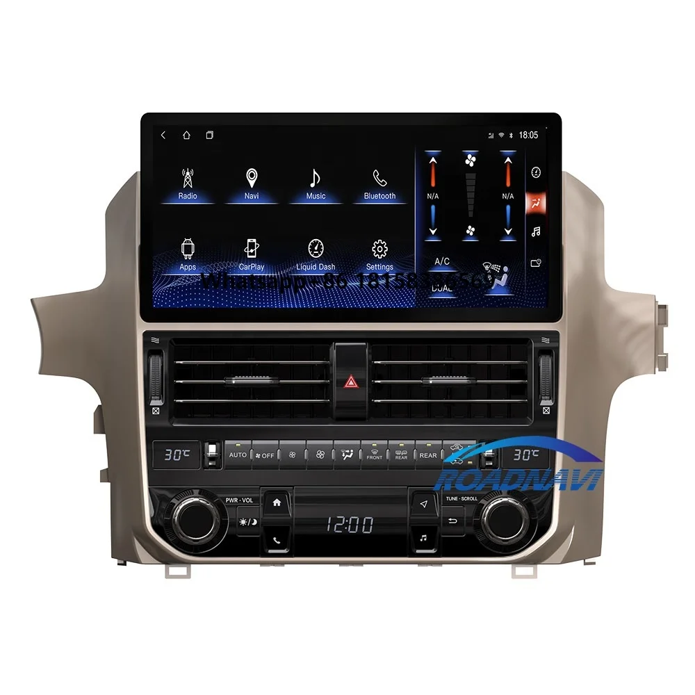 

RoadNavi Android 13 Car Radio Wireless CarPlay Gps Navi for Lexus GX400 GX460 2010-2020 Update 2024