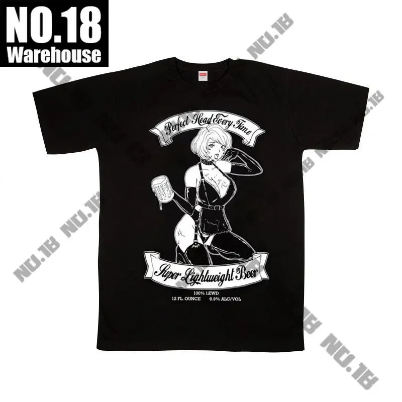 Vintage Gothic Anime Tshirt Men Cotton Hentai Tshirt Male Casual Short Sleeved Tee Euphoria Clothes Hombre Hentai Manga Tee