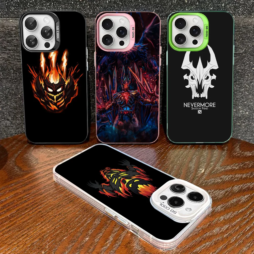 Shadow Fiend Dota 2 Phone Case For IPhone 16 15 14 13 12 11 Pro Max X XR XSMAX 8 7 Plus Matte Shockproof Back Cover