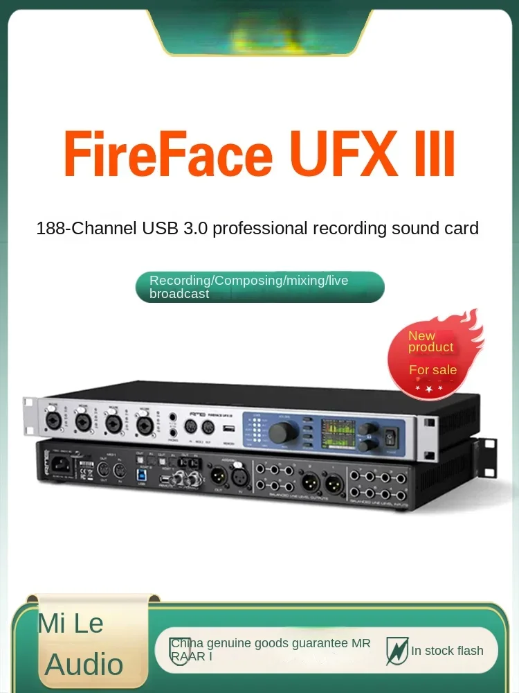 FireFace UFX III UFX3 Studio Professional Arranging and Mixing Sound Card Audio Interface