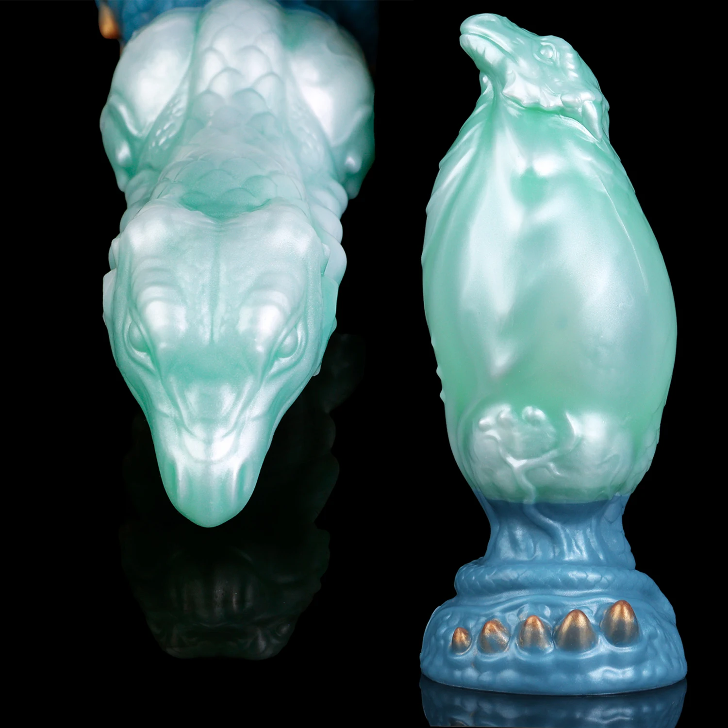 LICKER Inflatable Monster Dildos With Suction Cup Double Layer Penis Animal Dick Fantasy Cock Butt Plug Sex Toys Erotic Games