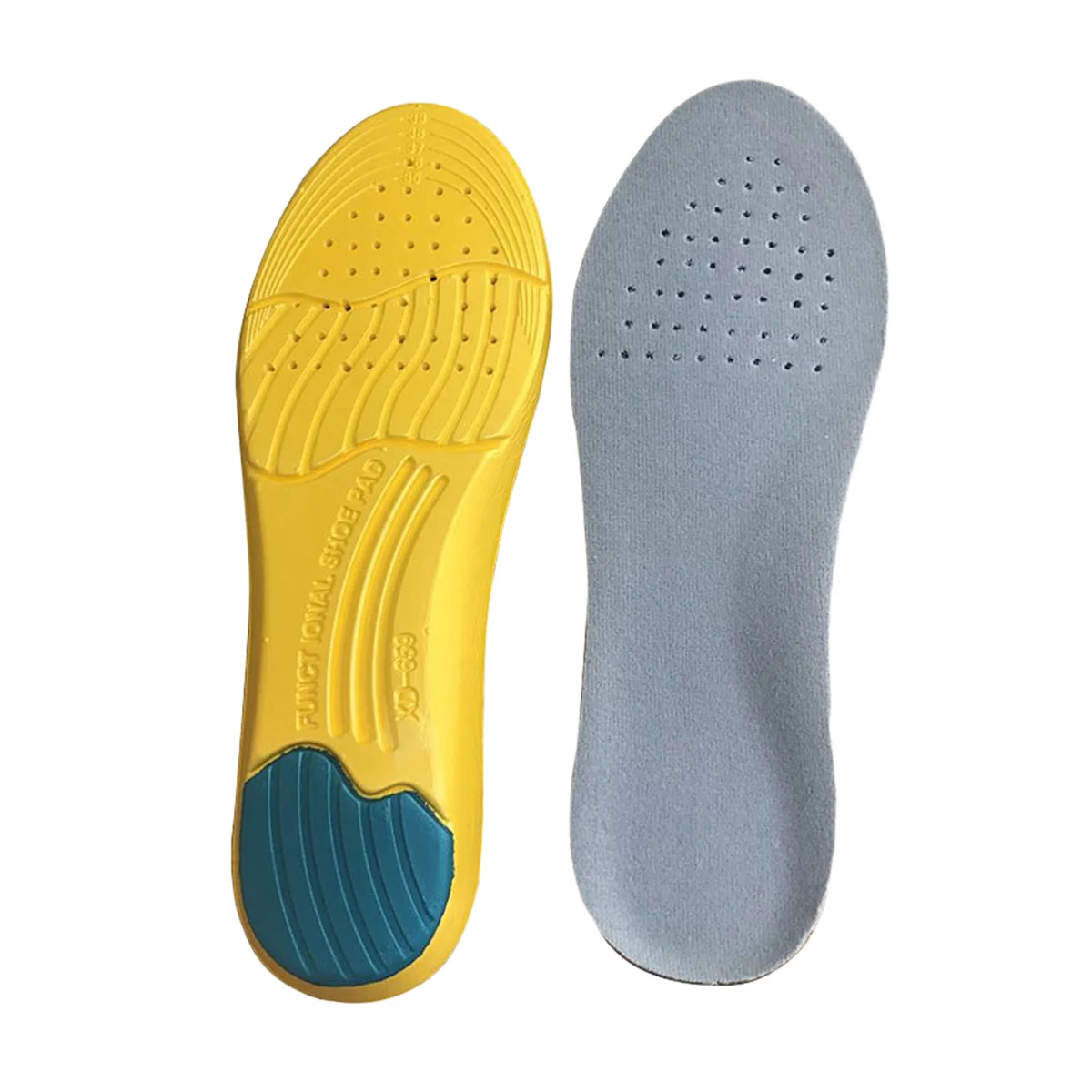 

Sports Insole Thickened Heel Pads Absorption Insoles Cushioning Massage Absorb Sweat
