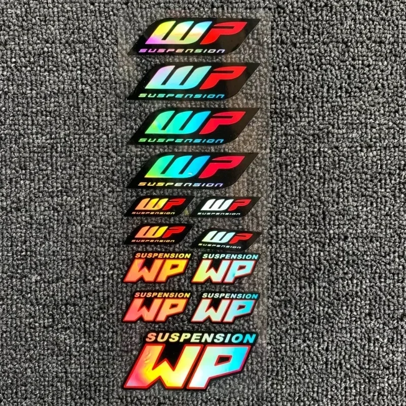 NEW WP Motorcycle Shocker Stickers WP Suspension Fork Damper Decal MotorBike Accessories For Ktm Duke390 790 1290