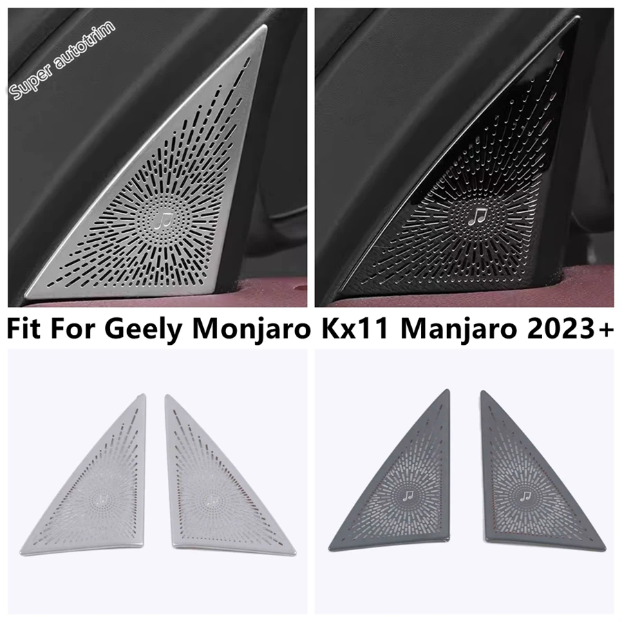 

Front Triangle Pillar A Tweeter Speaker Audio Loudspeaker Frame Cover Trim Accessories For Geely Monjaro Kx11 Manjaro 2023 2024