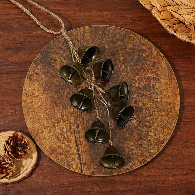 Witch Bells Wind Chimes Decoration For Door Knob, Handmade Decor For Home Protection Wiccan Altar Witchy Pagan Supplies