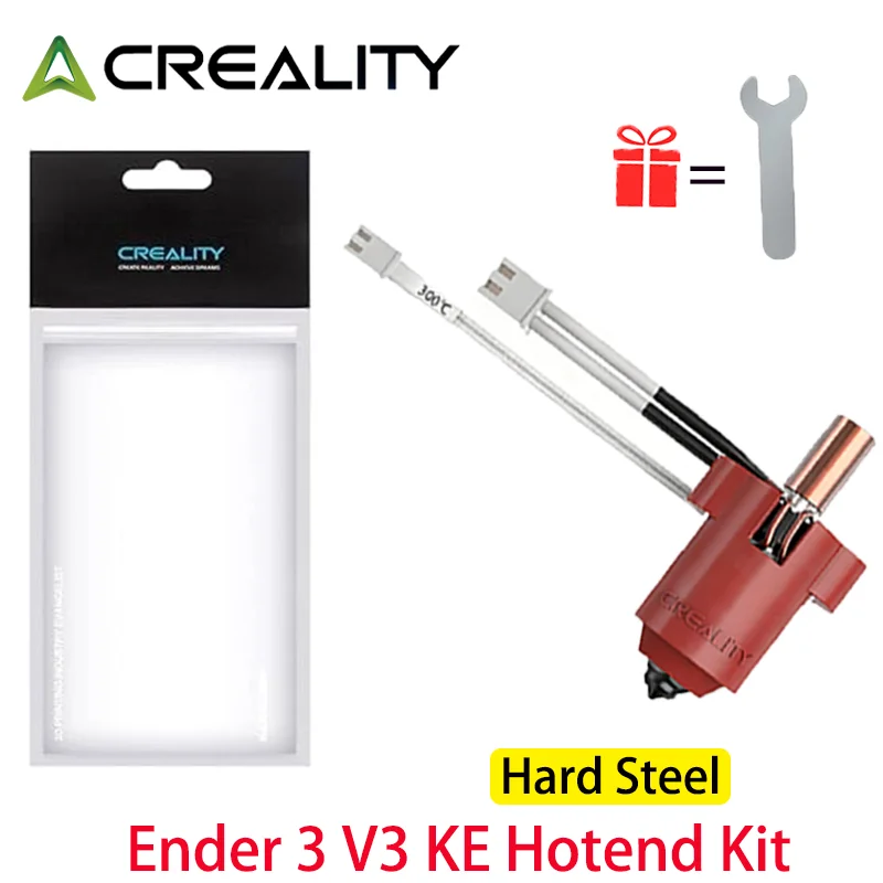 

Комплект Creality Ender3 V3 KE Hotend, комплект керамических нагревательных блоков, сопло из закаленной стали, термостойкость до 450 ° C, Экструдер Hotend