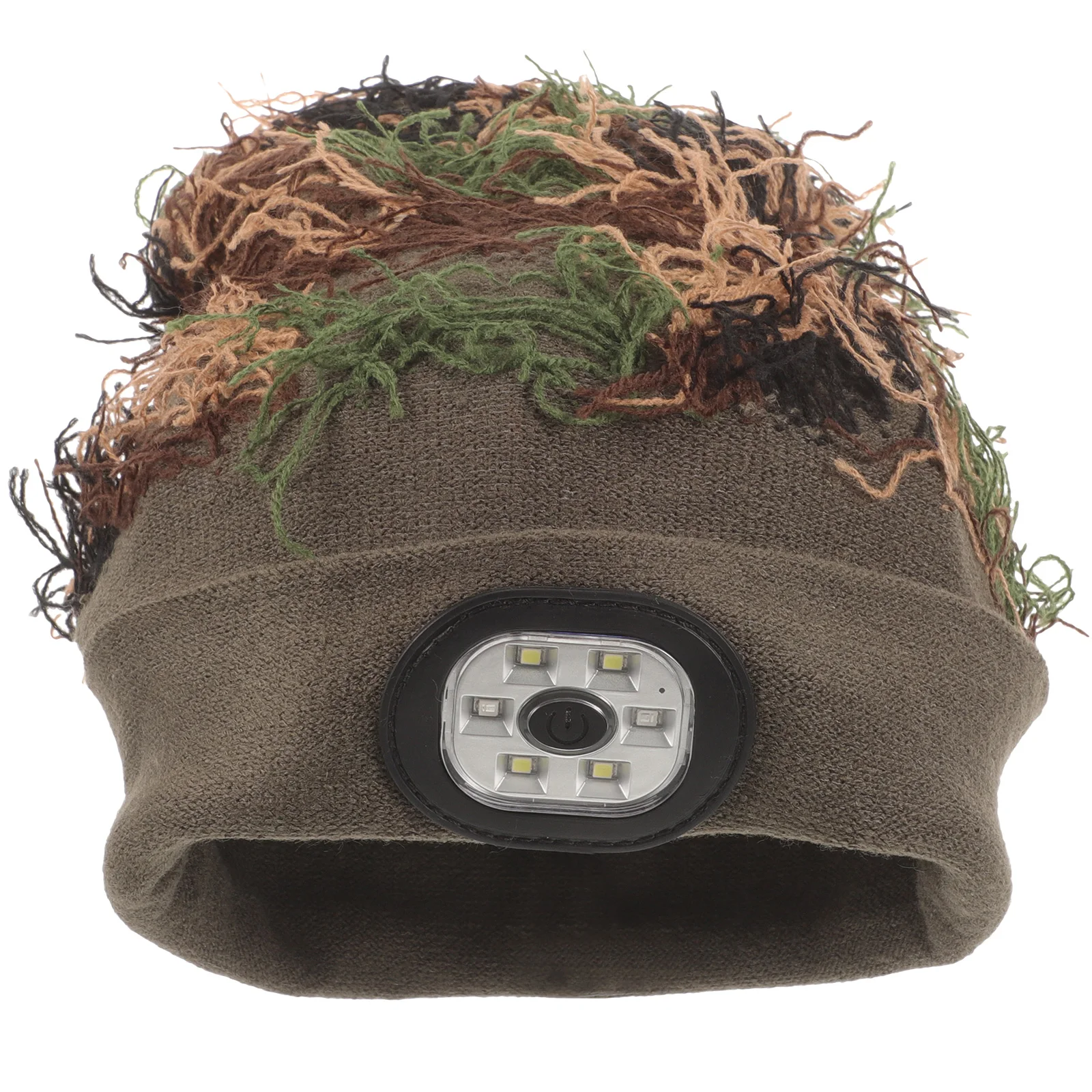 

Eye Catching Led Hat Camouflage Pattern Winter Led Hat Light Beanies Hats Men Camping Hiking Accessory