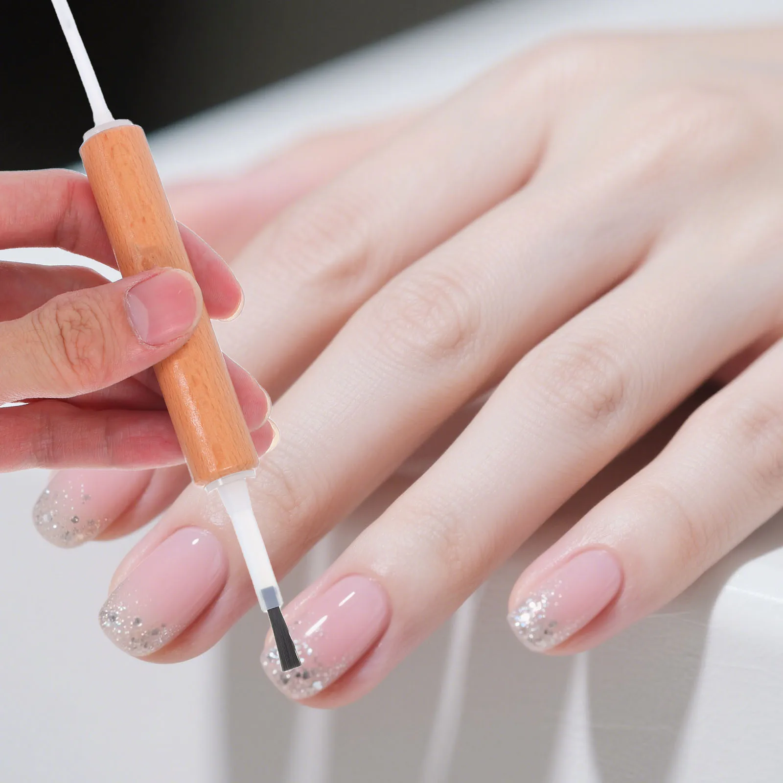 

1 комплект, 1 комплект, сменные насадки для кистей, деревянная ручка, двойная головка для дизайна ногтей, акриловый гель, набор инструментов для чистки детализации, кисти для ногтей