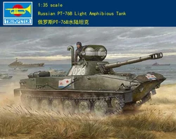 Trumpeter 00381 1/35 Russian PT-76B Lt Ampibious Tank Armored Car Model Kit for Collecting TH06764-SMT2