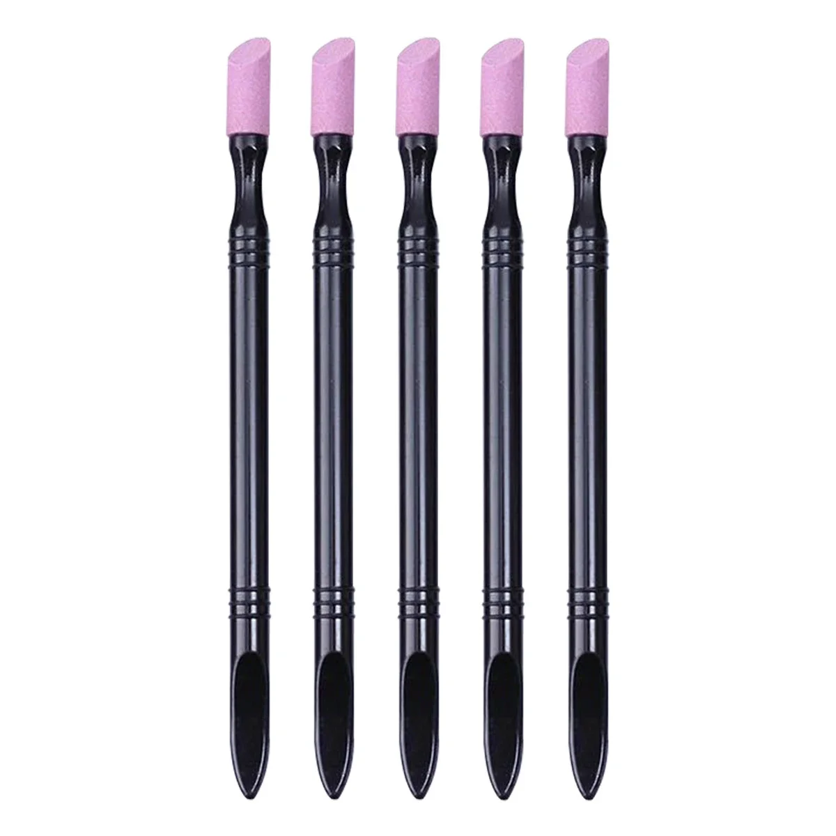 Wholesale1pc/5pcs Pusher Levigatura Bastoni Nail Art Pen Rimozione cuticola Trimmer Nail Buffer ManicureTools Lima per unghie Cuticole Pietra