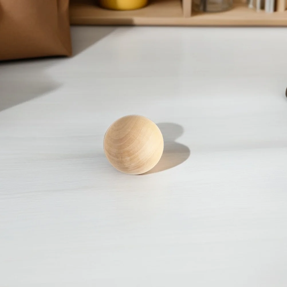 

2Pcs 7cm Round Wooden Balls Unfinished Natural Spheres for DIY Crafting and Decorative Use Wood Beads for Crafts