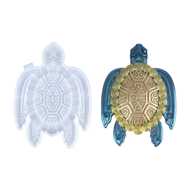 Customizable Turtles Designs Candlestick Mold in Sturdy Silicone for Craft Supplies Decoration Enthusiasts Daily Use