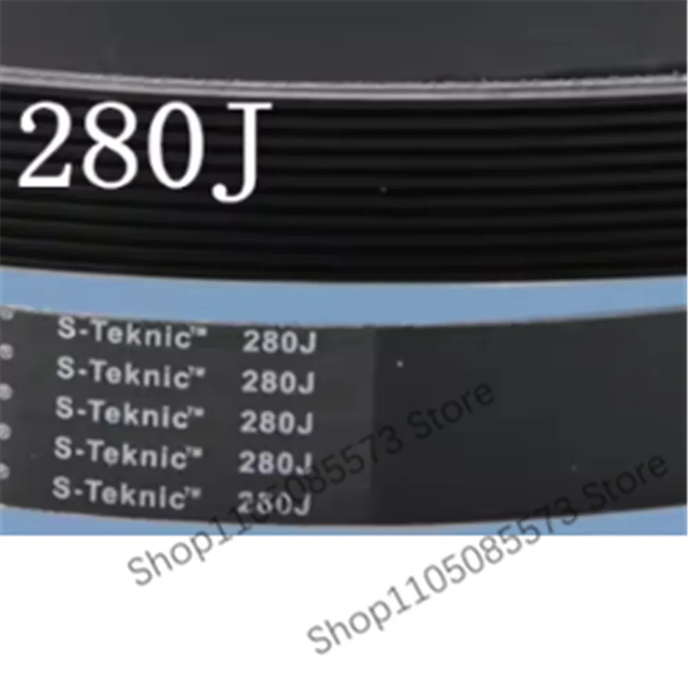 2pcs 280J/PJ711 Rubber Multi-Rib Belt Multi-Wedge Belt Treadmill Belt 3 4 5 6 7 8 9 10Ribs PJ peak-to-peak distance: 2.34MM