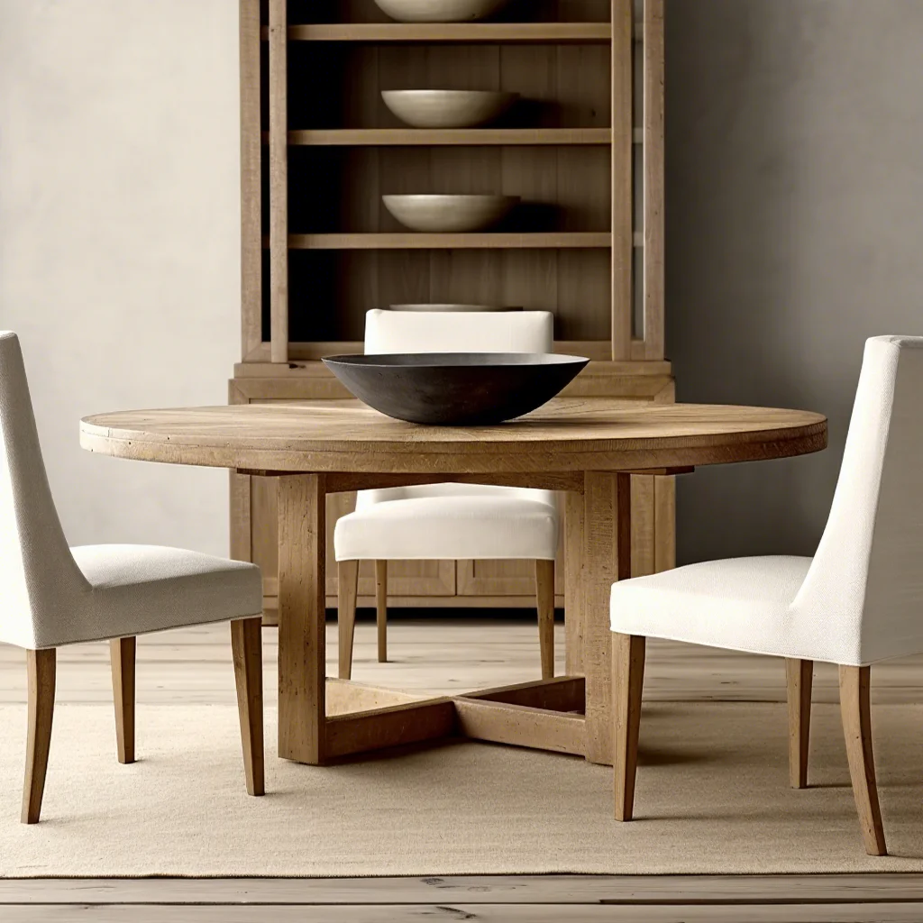 Sigma Luxury Modern Wood Dining Set Ladder Back Chairs-Eco-Friendly Durable Convertible Comfortable Space Saving Hotel Apartment