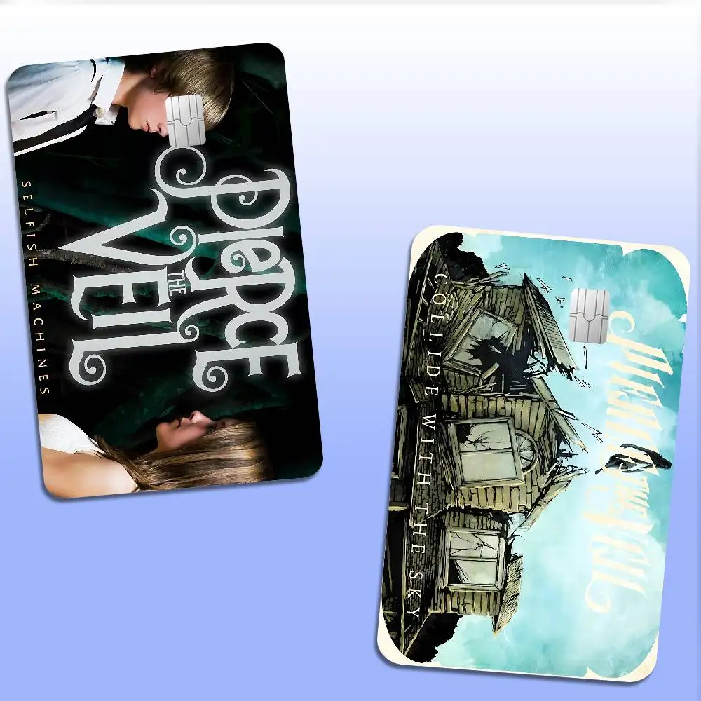 Classic Band P-Pierce The V-Veil Diy Credit Debit Card Sticker Party Sticker Decoration Waterproof Small Chip Card Skin Sticker