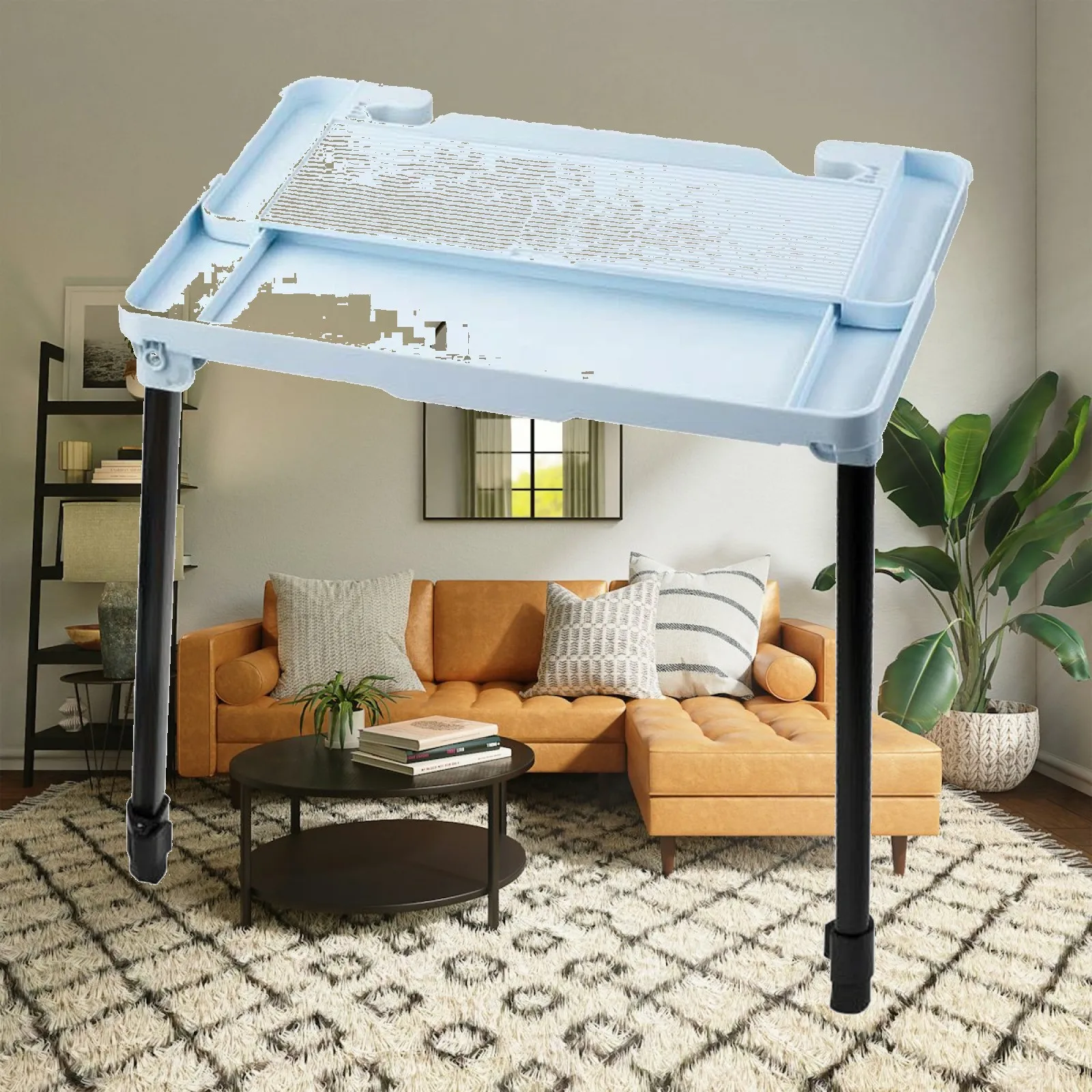 Foldable Easel Tray Collapsible Art Easel Tray Space-Saving Universal for Artists, Plein Air, Sketching