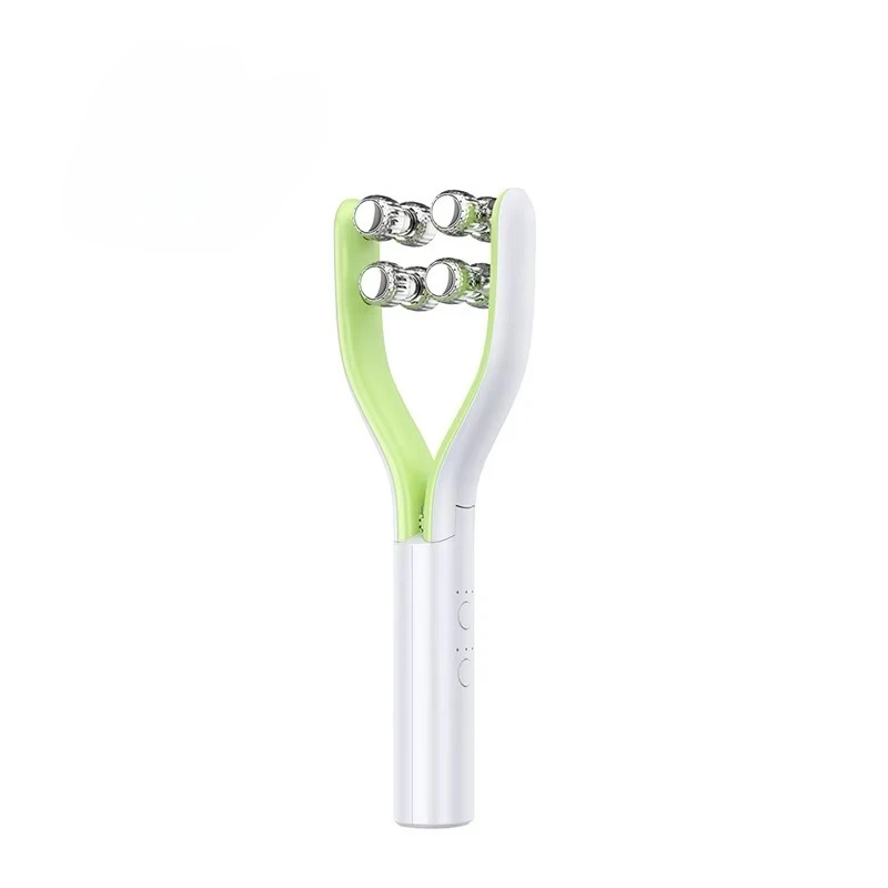 Double Chin Skin Care Device Y-shaped Handheld Micro-current Face Slimming Device EMS Facial Massager V Face Roller Lift