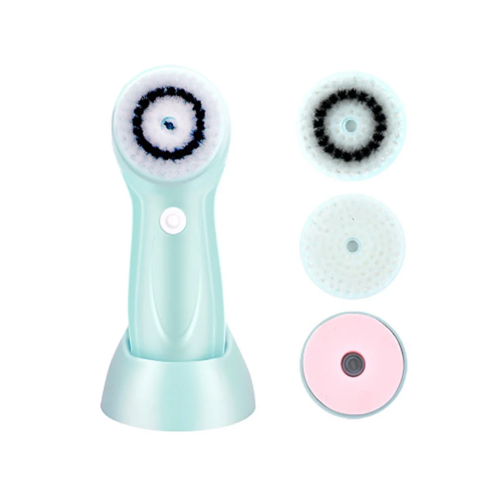 Depurador Facial eléctrico resistente al agua con cabezales reemplazables para limpieza del cuerpo Facial, eliminación de piel muerta, mejora la circulación sanguínea