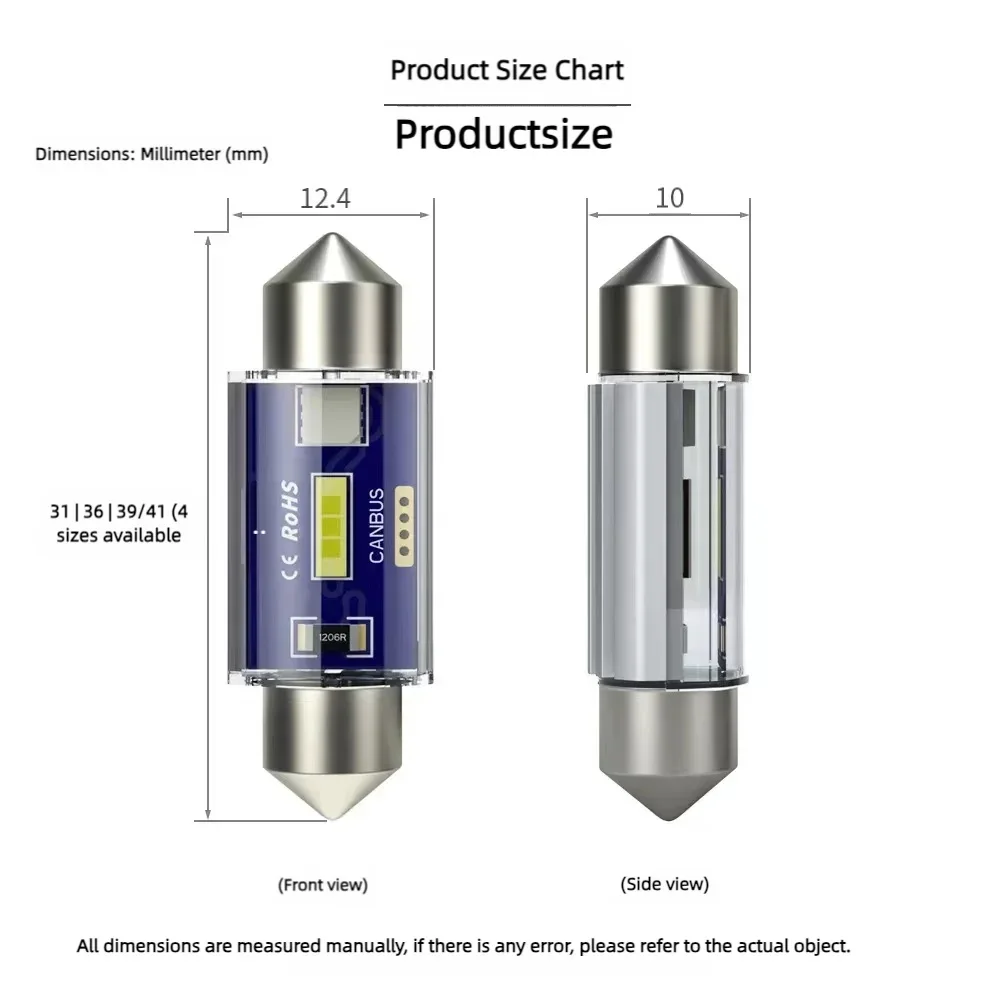 LED bulb packaging box with product specifications