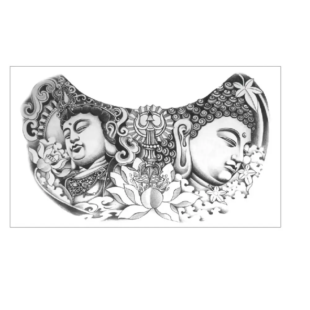 

Dragon Temporary Tattoo Stickers Long Lasting Waterproof Dragon Head Stickers Disposable Semi-Permanent