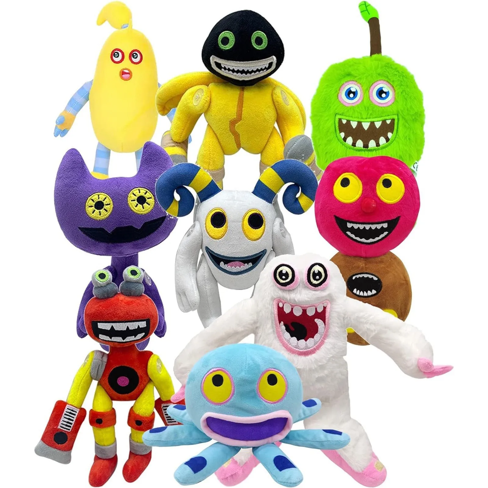 

My Singing Monsters Plush Toys Monster Concert Wubbox Stuffed Animals Doll Game Character Soft Pillows For Kids Birthday Gifts