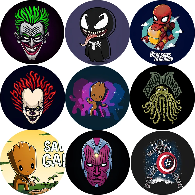 

Folding Poppping Mobile Phone Holder Socket Marvel Попсокет Stand Grip Tok Phones Cell Accessories for iphone 13 14 Pro Max