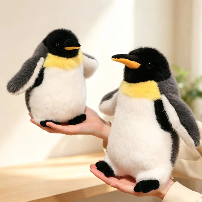 20/27cm Kawaii Little Penguin Plushie Small Baby Penguin Stuffed Animal Cute Polar Friend Fluffy Soft Toy Perfect Aquarium Gift