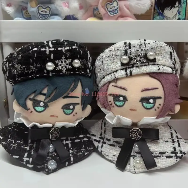 10cm Handmade Plush Doll Toy Clothes 20 10cm Anime Fashion High-End Pearl Beret Bow Cloak Set For Boys And Birthday Girls Gifts