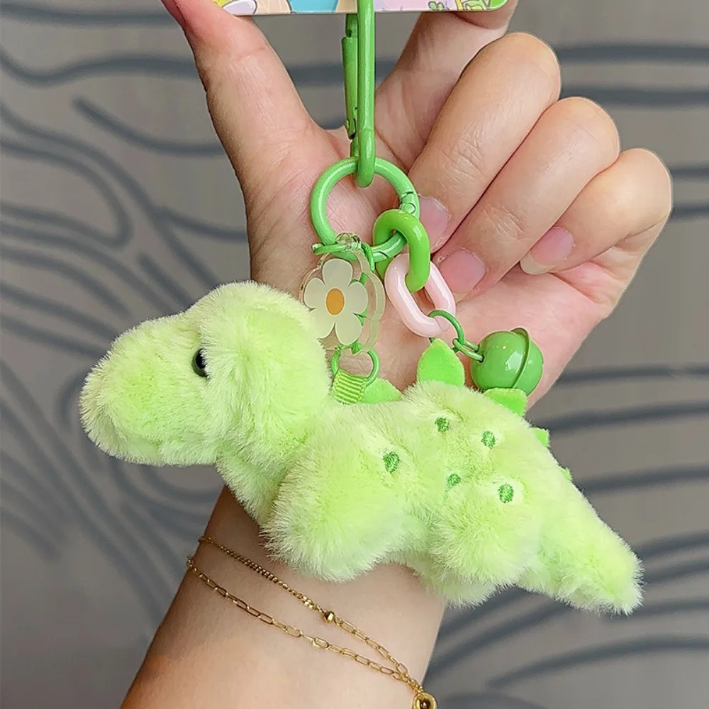 

Simple Design Dopamine Dinosaur Plush Pendant Fashionable Niche Dinosaur Plush Keychain Trendy Unique Dinosaur Plush Keyring