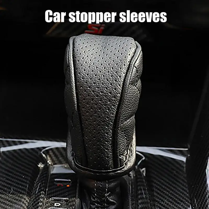 Car Handbrake Cover Vehicles Interior Decor Accessories Handbrakes Protective Covers Comfortable Grip Auto-Shift Gear Cover