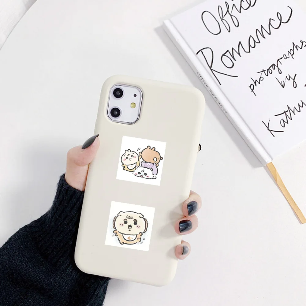 500 قطعة/لفة الكرتون Chiikawa لفة الكتابة على الجدران ملصق DIY بها بنفسك بولي كلوريد الفينيل محمول الشارات أعواد تزيين مكافأة الاطفال اللعب الهدايا #5