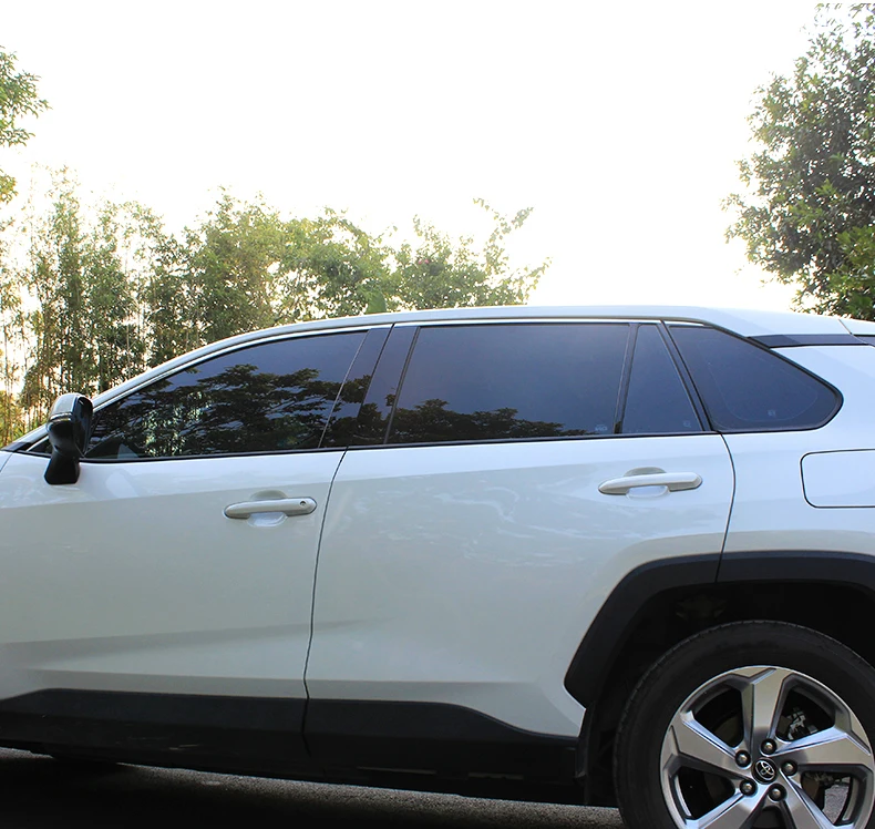 Für Toyota RAV4 XA50 2019 2020 2021 2022 2023 2024 2025 Hybrid Auto Säulenverkleidung Türfenster Zierleisten Aufkleber Zubehör – Detail 11