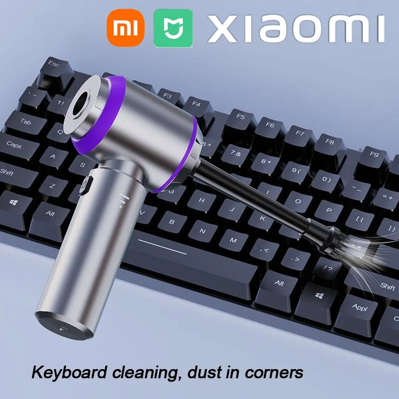 เครื่องดูดฝุ่นในรถยนต์ Xiaomi 9200000PA ไร้สายแบบมือถือขนาดเล็กเครื่องดูดทำความสะอาดแบบพกพาเครื่องดูดฝุ่นทำความสะอาดสำหรับรถยนต์บ้านใหม่